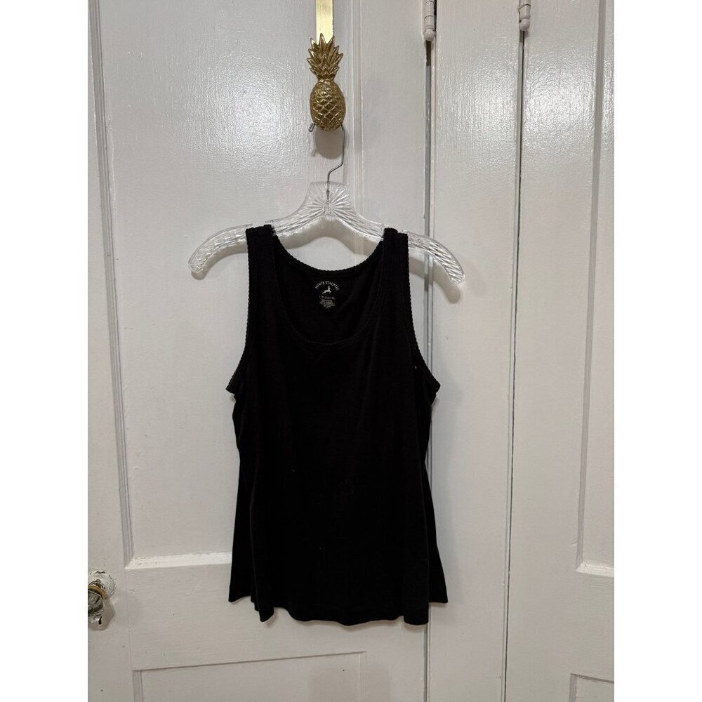 White stag Tee women’s size large black tank top